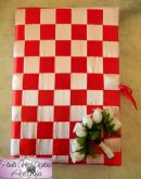 Caderno de mensagem brochura fita